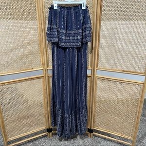 Strapless Boho Jumpsuit
